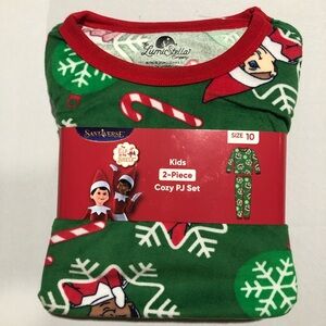 NWOT Kohl’s Kids Elf on the Shelf Christmas Pajamas Set Size 10